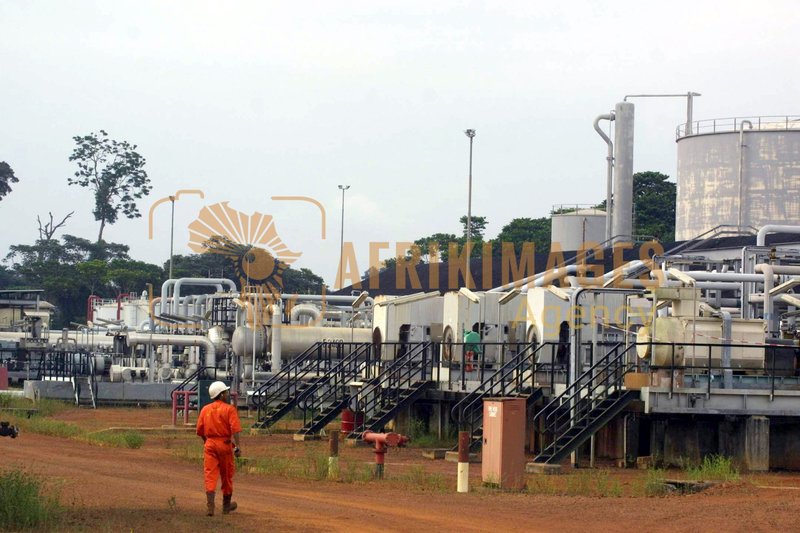 Afrikimages gabon / industrie 