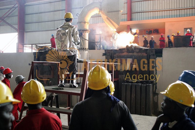 Afrikimages gabon / industrie 