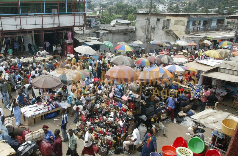 Afrikimages gabon /marchés