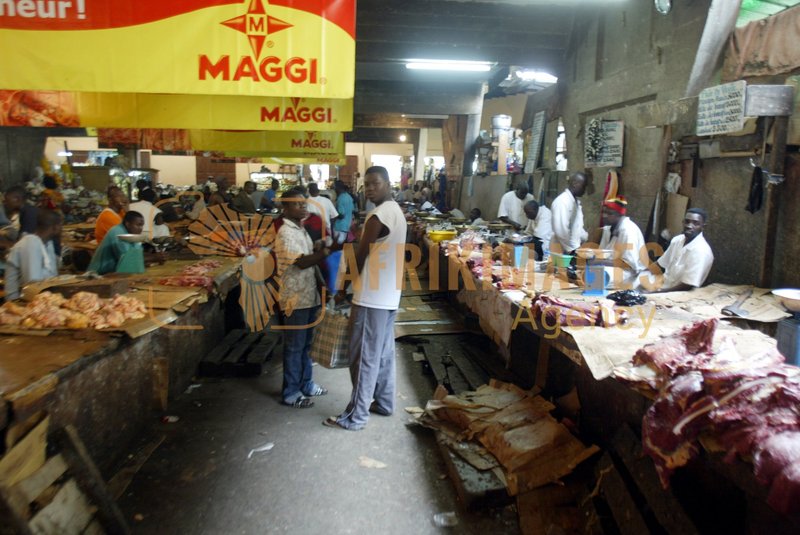 Afrikimages gabon /marchés