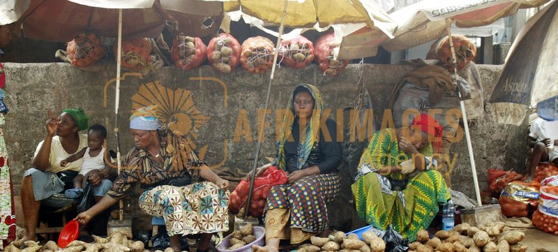 Afrikimages gabon /marchés