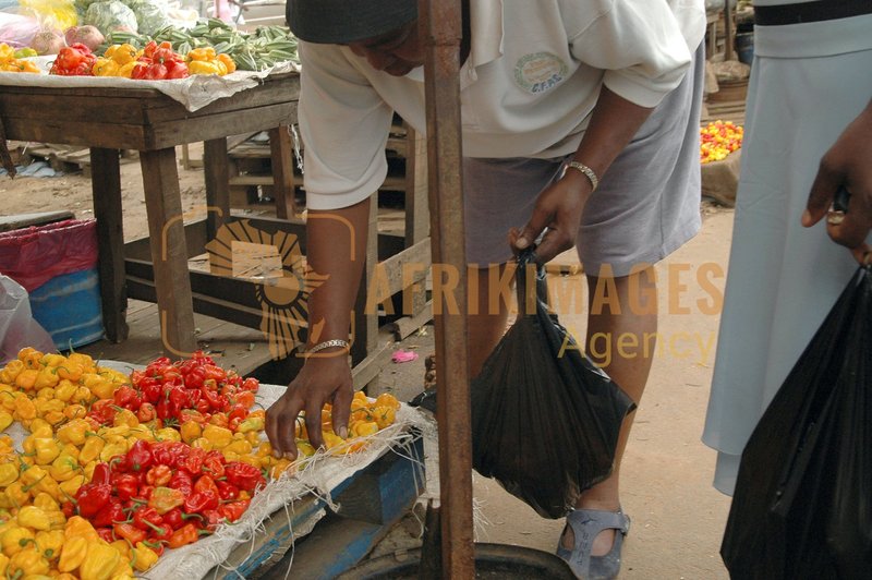 Afrikimages gabon /marchés