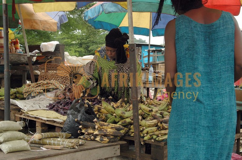 Afrikimages gabon /marchés