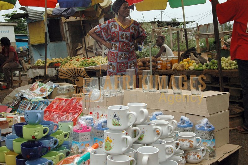 Afrikimages gabon /marchés