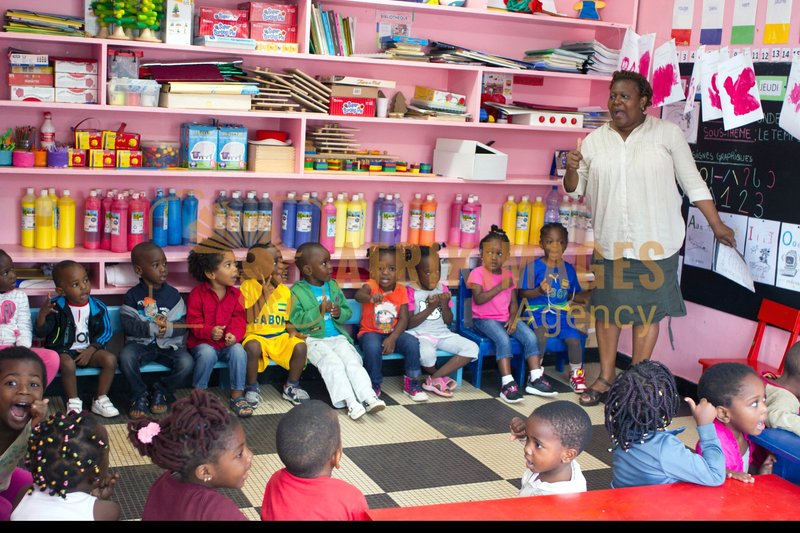 Afrikimages gabon /  école maternelle