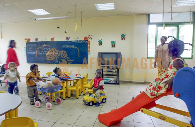 Afrikimages gabon /  préscolaire