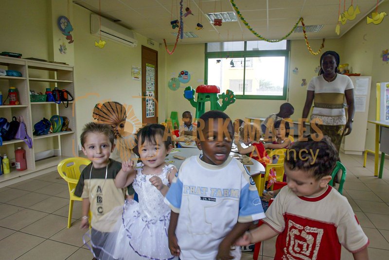 Afrikimages gabon /  préscolaire
