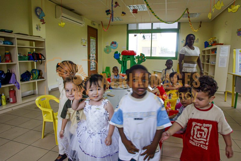 Afrikimages gabon /  préscolaire
