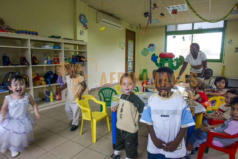 Afrikimages gabon /  préscolaire
