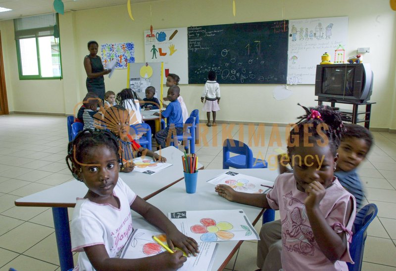 Afrikimages gabon /  préscolaire