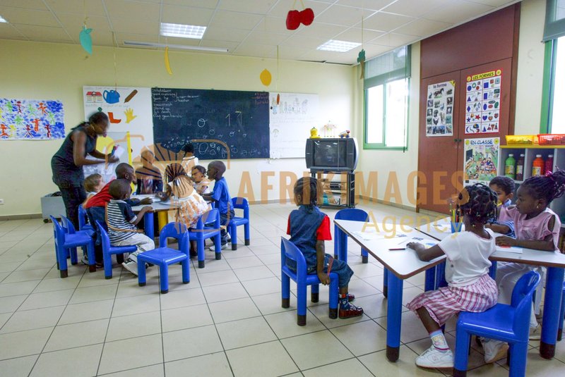 Afrikimages gabon /  préscolaire