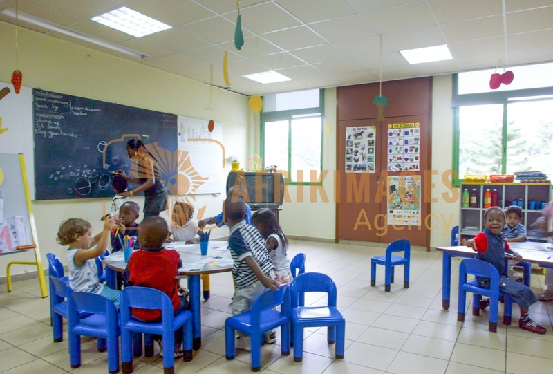 Afrikimages gabon /  préscolaire