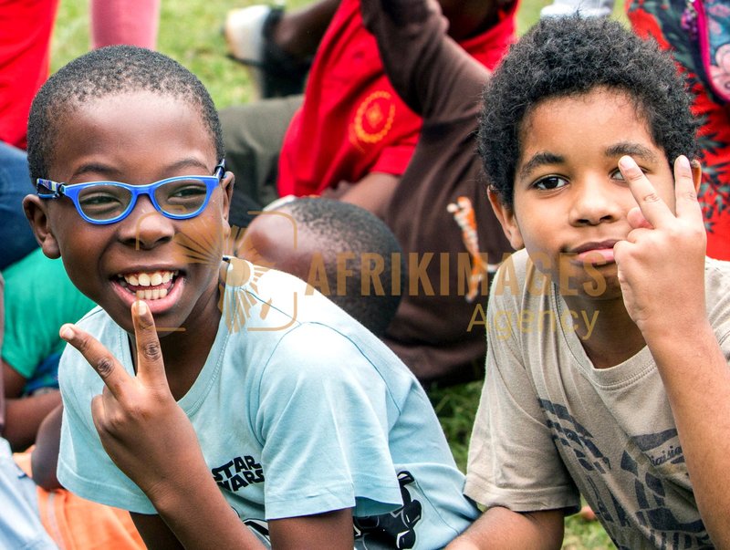 Afrikimages gabon /  écoliers