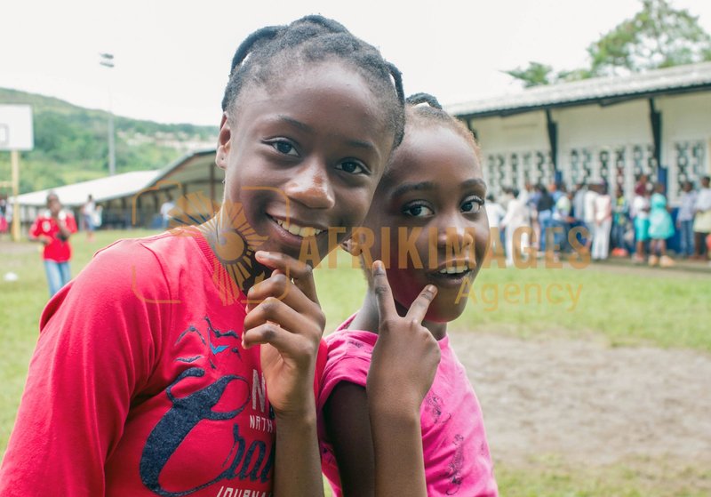 Afrikimages gabon /  écoliers