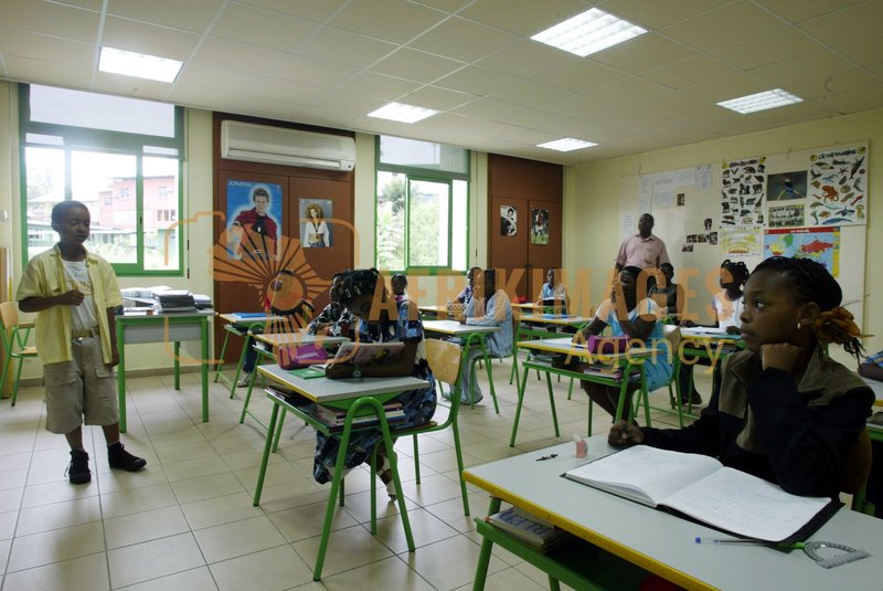 Afrikimages gabon /  lyceens